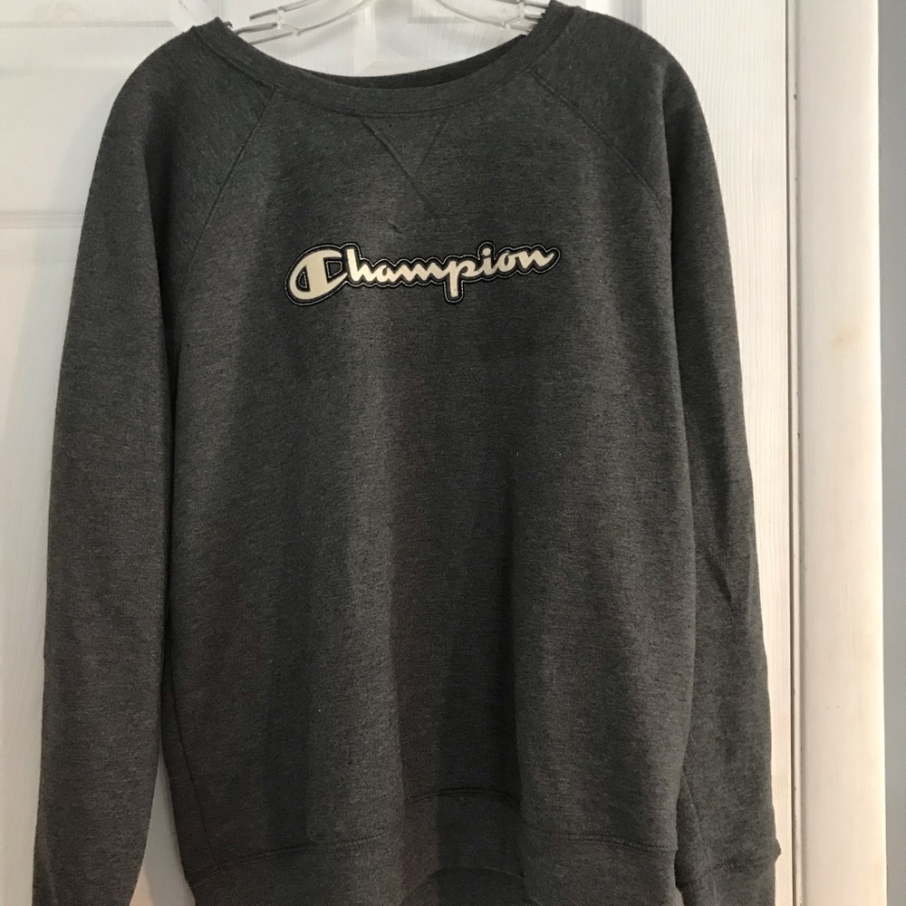 TWO champion sweatshirts